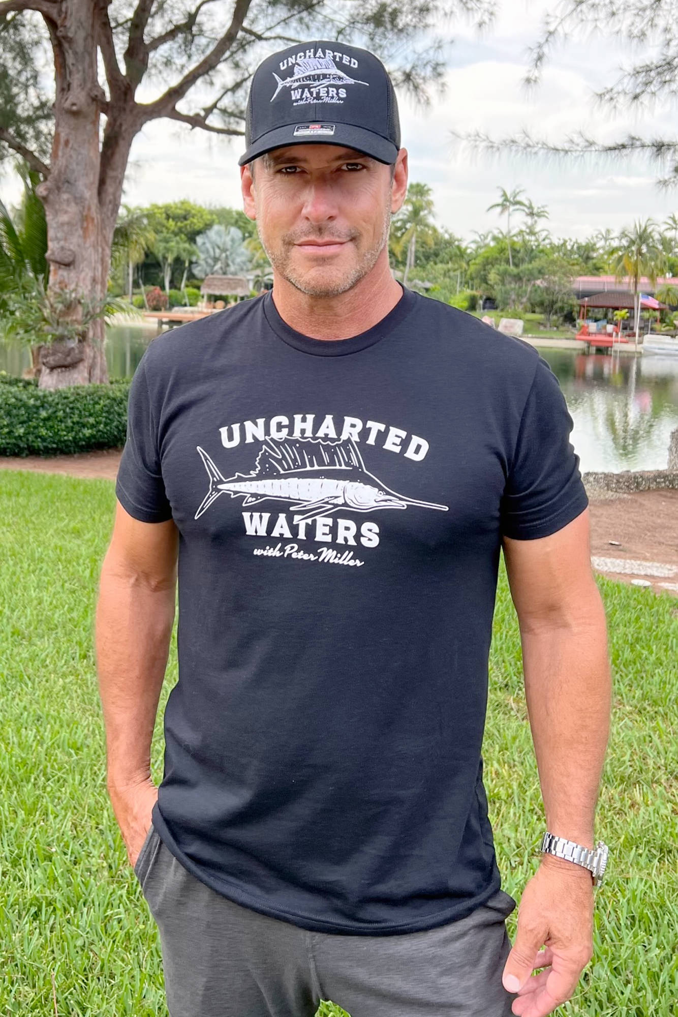 Uncharted Waters Black Classic Tee